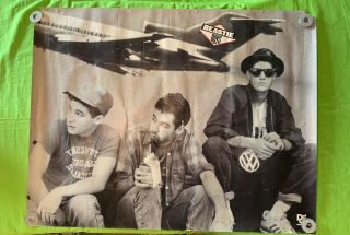 Rare Giant Beastie Boys Poster Licensed To Ill 1986 Hip Hop Def Jam 42x33