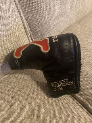 Rare Scotty Cameron Titleist Red X Putter Headcover Cover