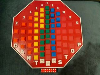 RARE Vintage 1980 Parker Brothers CAN ' T STOP Strategy Board Game COMPLETE 2