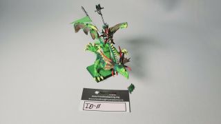Warhammer Fantasy High Elf Lord On Dragon Painted Metal Oop Rare Io - 11
