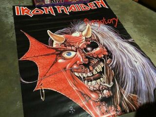 Iron Maiden - Rare Purgatory Poster 1984 - Eddie - Number Of The Beast