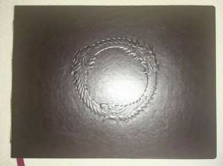Rare/mint Elder Scrolls Online Leather Art Book The Emperor 