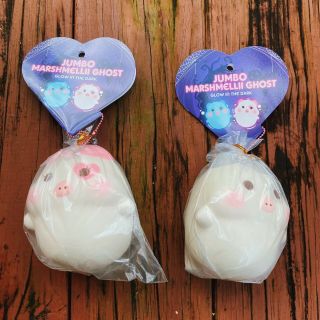 Rare Jumbo Marshmelli Ghost Squishy Bundle