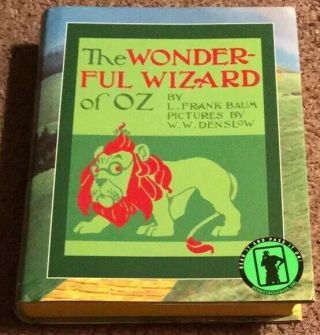 Signed The Wonderful Wizard Of Oz Facsimile Robert Baum Autographed W/ Note Rare
