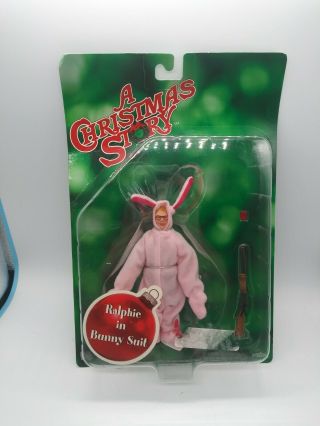Neca Reel Toys Ralphie In Bunny Suit Joey A Christmas Story Figure Rare Htf