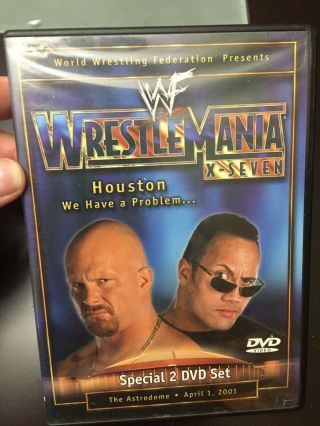 Wwf Wrestlemania X - Seven 17 2 Dvd Set Wwe Wrestling Rare Oop