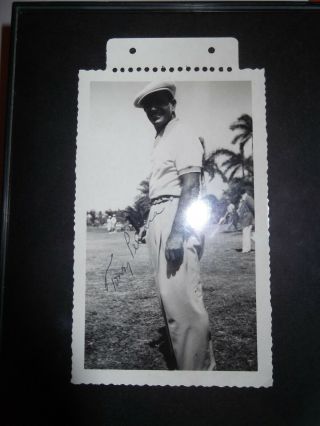 Rare Vintage Tony Penna Signed Pro Golf Private Unseen Photo 1950s