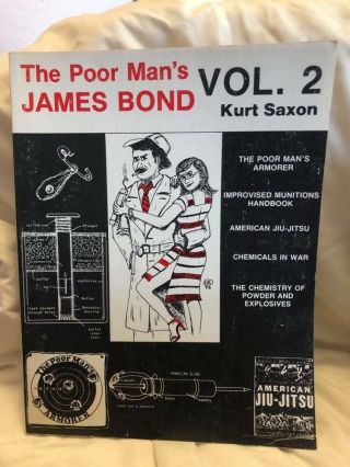 The Poor Man’s James Bond Vol 2 Kurt Saxon Rare Find
