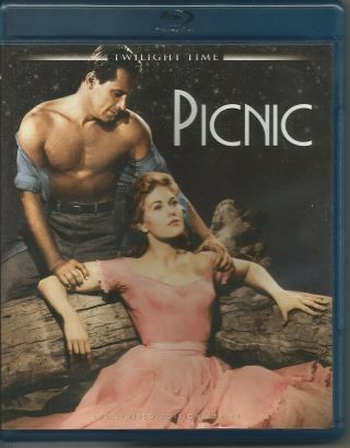 Picnic (twilight Time Blu - Ray) William Holden Kim Novak Rosalind Russell Rare Oop