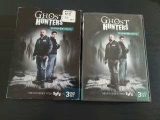Ghost Hunters: Season Six,  Part 1 (dvd,  2011,  3 - Disc Set) Rare Oop Dvd.