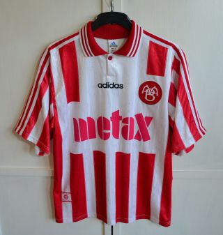 Rare Aalborg Bk Denmark 1997/1998/1999 Vintage Home Shirt Jersey Adidas Size M