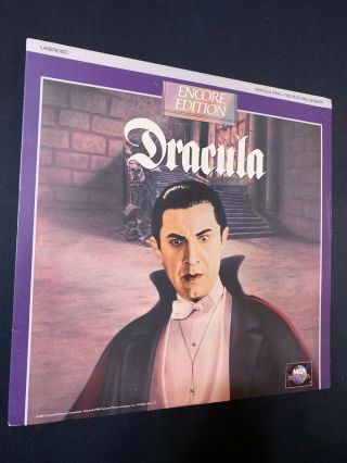 Dracula 1931 - Encore Edition " Rare " Clv / Cav Laserdisc Ld