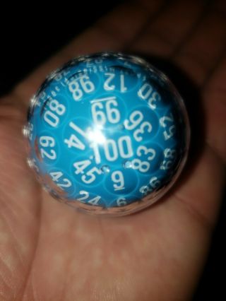 Gamescience D100 Rpg Game Dice 100 Sides Die Zocchihedron Blue (rare, )