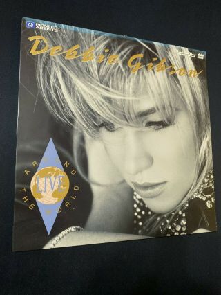 Debbie Gibson Live Around The World - Rare - Laserdisc Ld -