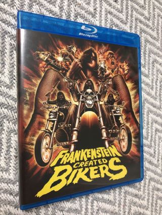 Frankenstein Created Bikers Blu Ray Rare Gore 2016 Grindhouse Exploitation Oop