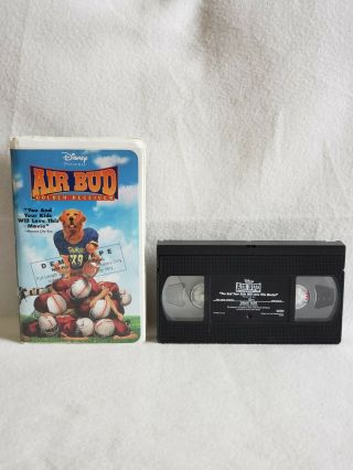 Rare Walt Disney Air Bud Golden Reciever Demo Tape Vhs