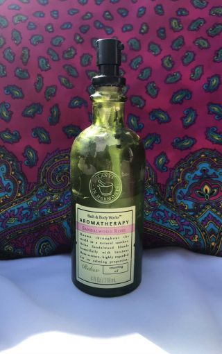 Bath And Body Aromatherapy Smoothing Oil Sandalwood Rose 4oz Rare