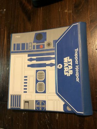 Vtg Rare Star Wars Trapper Keeper R2d2 Binder Folder Collectible School Supplies