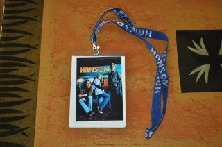 Rare Official Hanson This Time Around Tour Lanyard