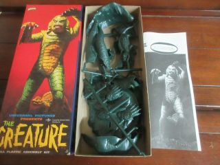 Aurora The Creature Monsters Model Kit No.  7501 See Pictures Rare