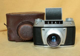 Exa 1 Small Vintage German Slr Ihagee Camera Rare,  Cla Ludwig Meritar