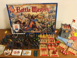 Vintage 1992 Battle Masters Strategy Fantasy Board Game Milton Bradley Co Rare