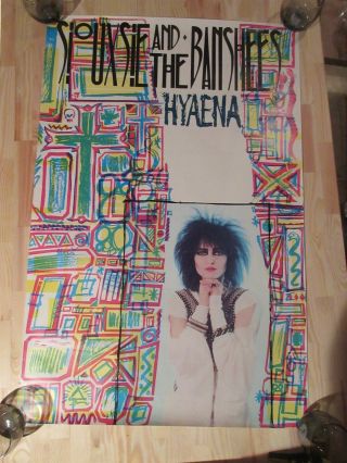 Siouxsie And The Banshees Poster 1984 Hyaena Rare 24 " X 34 "