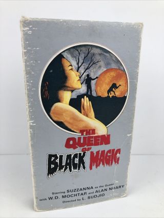 Rare 1987 The Queen Of Black Magic Lettuce Horror Vhs Tape