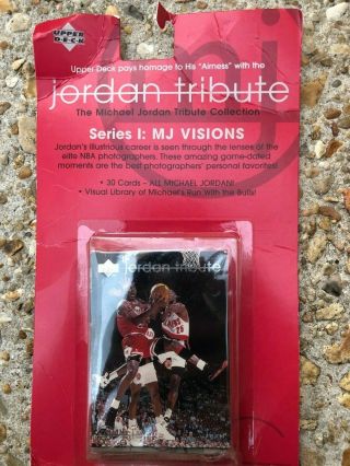 Rare Vintage 1997 Upper Deck Michael Jordan Tribute Visions Set Series 1 1 - 30