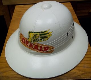 vintage Dekalb seed helmet hat cap rare flying corn logo pith safari 3