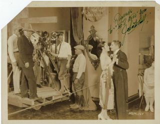 American Silent Film Director John M.  Stahl,  Rare Autographed Vintage Photo.