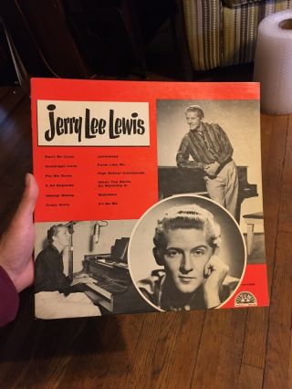 Jerry Lee Lewis On Sun Lp - 1230 Lp Record Rare Rockabilly Og G,  Lp