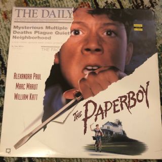 The Paperboy Rare Horror Laserdisc Slasher Video Store Not Vhs 1994