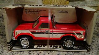 Rare 1983 Vintage Nylint Ford Ranger Pickup Truck Orange Dealer Motorcraft Promo