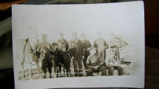 Rare Kermit North Dakota Truax Mine Coal Mining Real Photo Postcard 1909