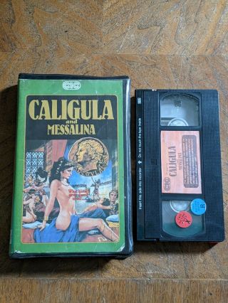 Caligula And Messalina Vhs Cic Clamshell Canadian Rare Erotic Drama Rare