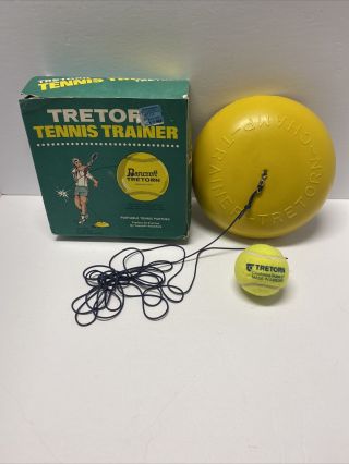 Vintage Tretorn Tennis Trainer Rare Made In Sweden Vtg