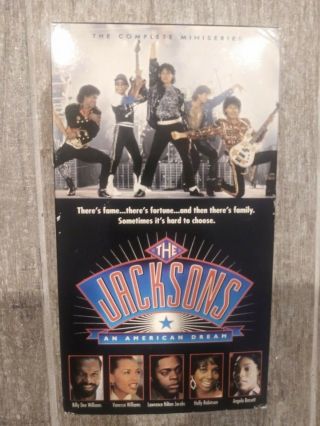 The Jacksons: An American Dream - The Complete Miniseries - (vhs,  1993) Rare
