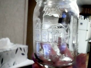 Rare Ball Guest House Maplewood Drinking Glass Jar Rare Mason 61gh A2 Scarce