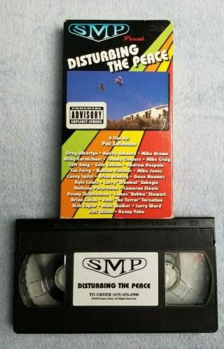Smp: Disturbing The Peace (1996) - Vhs Tape Movie - Motocross / Motorcycles - Rare