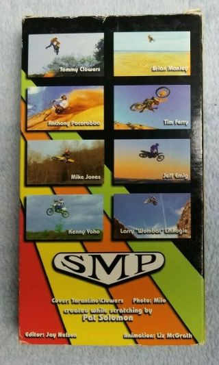 SMP: Disturbing the Peace (1996) - VHS Tape Movie - Motocross / Motorcycles - RARE 2