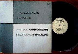 U2 - Even Better Than The Real Thing / L7 - Pretend Brazil Promo Only 12 " Rare