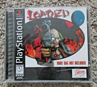 Loaded Playstation 1 Rare Black Label Jewel Case Playstation Complete Rare Ps1
