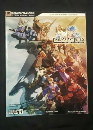 Final Fantasy Tactics: The War Of The Lions Strategy Guide Rare