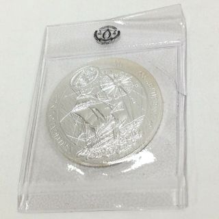 2017 Rwanda Nautical Santa Maria 1 Oz.  999 Silver Bu Coin Rare S19