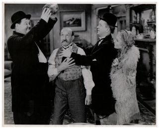 Way Out West Stan Laurel Oliver Hardy James Finlayson 1937 Photo Rare