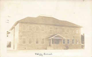 Fl 1914 Florida Rare Real Photo Delray School At Delray,  Fla - Palm Beach County