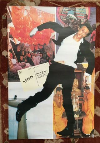 David Bowie The Lodger Rare Promotional Poster From 1979