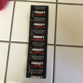 Seed Of Chucky Condoms (4) Rare Promo Item Promotional Childs Play Horror
