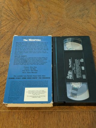 SESAME STREET HOME VIDEO VISITS THE HOSPITAL VHS 1990 TIME LIFE VIDEO RARE 2